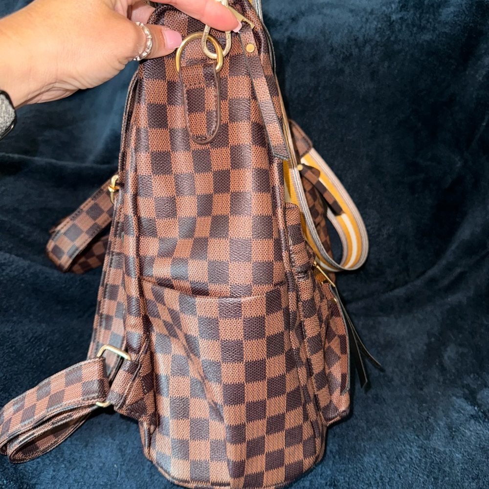 Checkered Backpack - image 5